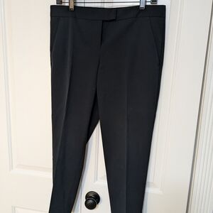 Theory navy ankle length cropped pants size 10
